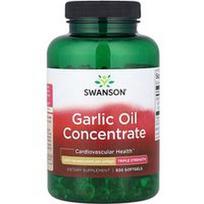 Swanson Vitamins, Česnakų aliejaus koncentratas, 1 500 mg, 500 minkštųjų gelių