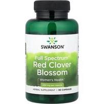 Swanson Vitamins, Viso spektro raudonųjų dobilų žiedai, 430 mg, 90 kapsulių