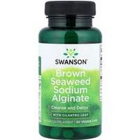 Swanson Vitamins, Rudasis jūros dumblių natrio alginatas su kalendros lapais, 60 daržovių kepurėlių