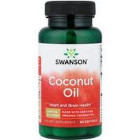 Swanson Vitamins, Kokosų aliejus, 1 000 mg, 60 minkštųjų gelių