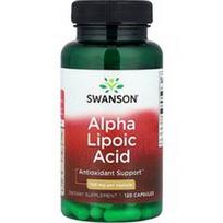Swanson Vitamins, Alfa lipoinė rūgštis, 100 mg, 120 kapsulių