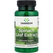 Swanson Vitamins, Špinatų lapų ekstraktas, 650 mg, 60 daržovių kapsulių