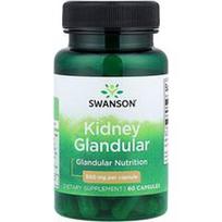 Swanson Vitamins, Inkstų liaukos, 500 mg, 60 kapsulių