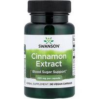 Swanson Vitamins, Cinamono ekstraktas, 250 mg, 90 veganiškų kapsulių