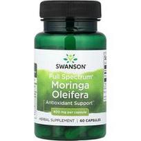 Swanson Vitamins, „Full Spectrum®“ vaistinės moringos (Moringa Oleifera) ekstraktas, 400 mg, 60 kapsulių