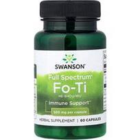 Swanson Vitamins, Viso spektro® Fo-Ti, 500 mg, 60 kapsulių