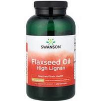 Swanson Vitamins, Linų sėmenų aliejus su dideliu lignanu, 200 minkštųjų kapsulių