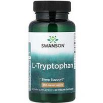 Swanson Vitamins, L-triptofanas, 500 mg, 60 kapsulių