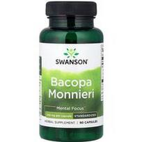 Swanson Vitamins, Bacopa Monnieri, 250 mg, 90 kapsulių