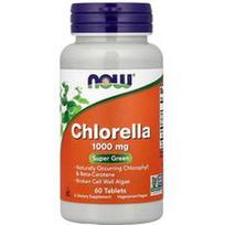 NOW Foods, Chlorella, 60 tablečių (1000 mg vienoje tabletėje)