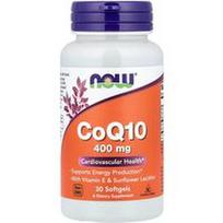 NOW Foods, Kofermentas Q10 su vitaminu E ir saulėgrąžų lecitinu, 30 minkštųjų kapsulių