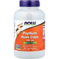 NOW Foods, Psyllium Husk kapsulės, 200 daržovių kapsulių (0,5 g vienoje kapsulėje)