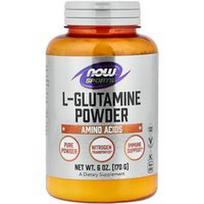 NOW Foods, Sportas, L-glutamino milteliai, 6 uncijos (170 g)