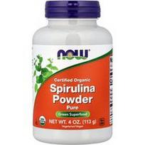 NOW Foods, Sertifikuoti ekologiški spirulinos milteliai, 113 g