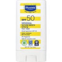 Mustela, Mineralinis apsauginis pieštukas nuo saulės, SPF 50, 17 g