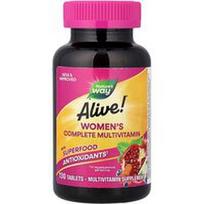 Nature's Way, Alive!® moterims skirtas kompleksinis multivitaminų kompleksas, 130 tablečių