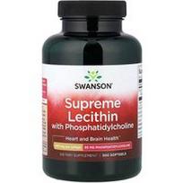 Swanson Vitamins, Aukščiausios kokybės lecitinas su fosfatidilcholinu, 300 minkštųjų kapsulių