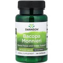 Swanson Vitamins, Bacopa Monnieri, 50 mg, 90 kapsulių