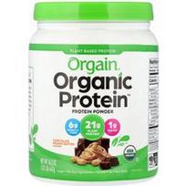 Orgain, „Organic Protein™“ milteliai, augalinės kilmės, šokolado ir žemės riešutų sviesto, 462 g