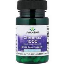 Swanson Vitamins, „Chromax® 1000“, chromo pikolinatas, 1000 mcg, 60 vegetariškų kapsulių