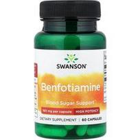 Swanson Vitamins, Benfotiaminas, didelio stiprumo, 160 mg, 60 kapsulių