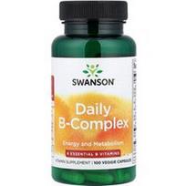 Swanson Vitamins, Dienos B kompleksas, 100 daržovių kapsulių