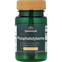 Swanson Vitamins, Fosfatidilserinas, 100 mg, 30 minkštųjų kapsulių