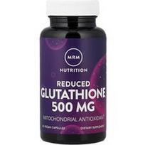 MRM Nutrition, Sumažintas glutationo kiekis, 500 mg, 60 veganiškų kapsulių
