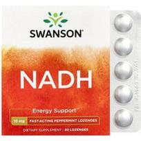 Swanson Vitamins, NADH, pipirmėtė, 10 mg, 30 pastilių