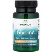 Swanson Vitamins, Glicinas, 500 mg, 60 vegetariškų kapsulių