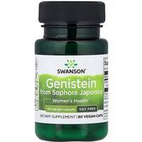 Swanson Vitamins, Genisteinas iš Sophora Japonica, 125 mg, 60 veganiškų dangtelių
