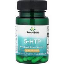 Swanson Vitamins, 5-HTP, 50 mg, 60 kapsulių