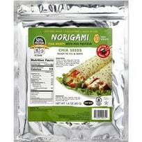 Norigami, Kiaušinių įvyniojimai su žirnių baltymais, chia sėklomis, 10 plonų įvyniojimų, 1.4 uncijos (40 g)