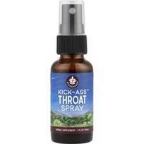 WishGarden Herbs, Kick-Ass™ gerklės purškalas, 1 fl oz (30 ml)