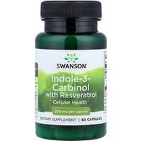 Swanson Vitamins, Indol-3-karbinolis su resveratroliu, 60 kapsulių