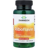 Swanson Vitamins, Riboflavinas, 100 mg, 100 kapsulių
