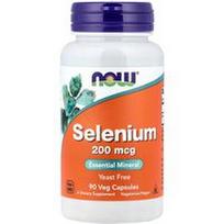 NOW Foods, Selenas, 200 mcg, 90 daržovių kapsulių