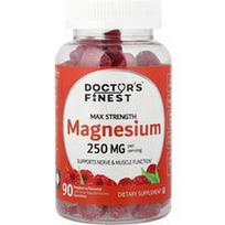Doctor's Finest, Magnis, avietės ir persikai, 90 guminukų (83 mg viename guminuke)
