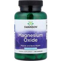 Swanson Vitamins, Magnio oksidas, 500 mg, 100 kapsulių
