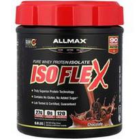 ALLMAX, ISOFLEX,® grynas išrūgų baltymų izoliatas, šokoladas, 0.9 svaro (425 g)