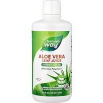Nature's Way, Alavijo lapų sultys ir vidinių lapų gelis su Aloe Polymax+™, miško uogomis, 1 litras (33,8 fl oz)