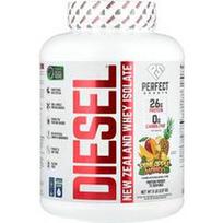 PERFECT Sports, Dyzelinas®, Naujosios Zelandijos išrūgų izoliatas, ananasų mangas, 5 svarai (2,27 kg)