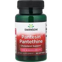Swanson Vitamins, Pantesin® Pantethine, 60 minkštųjų gelių (300 mg viename minkštame gelyje)