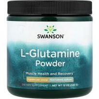 Swanson Vitamins, L-glutamino milteliai, 12 uncijų (340 g)