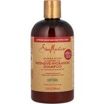 SheaMoisture, Manuka medaus ir mafuros aliejus, intensyvus drėkinantis šampūnas, ypač sausiems, pažeistiems plaukams, 13 fl oz (384 ml)