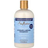 SheaMoisture, Manuka medaus ir jogurto, drėkinimo + atstatymo šampūnas su Mafura ir baobabų aliejais, 13 fl oz (384 ml)