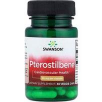Swanson Vitamins, Pterostilbenas, 50 mg, 30 daržovių dangteliai
