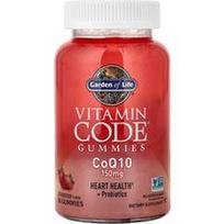 Garden of Life, „Vitamin Code®“ guminukai, kofermentas Q10, braškių skonio, 60 guminukų