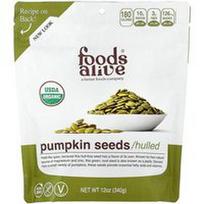 Foods Alive, Moliūgų sėklos, be lukštų, 340 g
