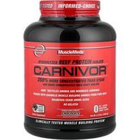MuscleMeds, Carnivor™, hidrolizuotas jautienos baltymų izoliatas, šokolado skonio, 4,19 svaro (1898,4 g)
